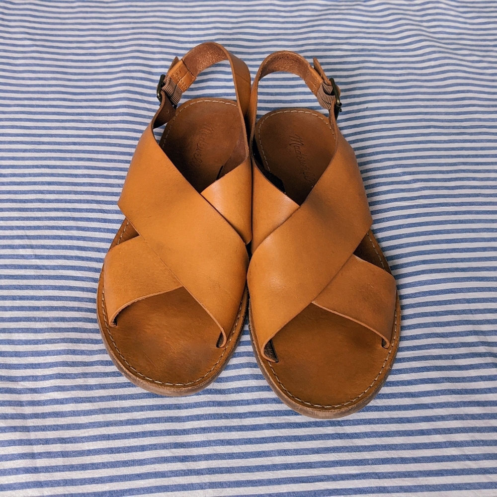 Madewell Boardwalk Crossover Sandals